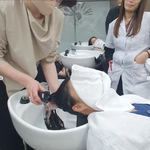 성인학습반 미용실기..