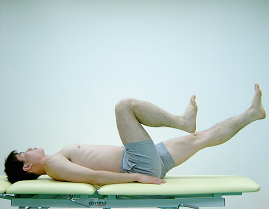 하지를 이용한 복근 강화 운동 1